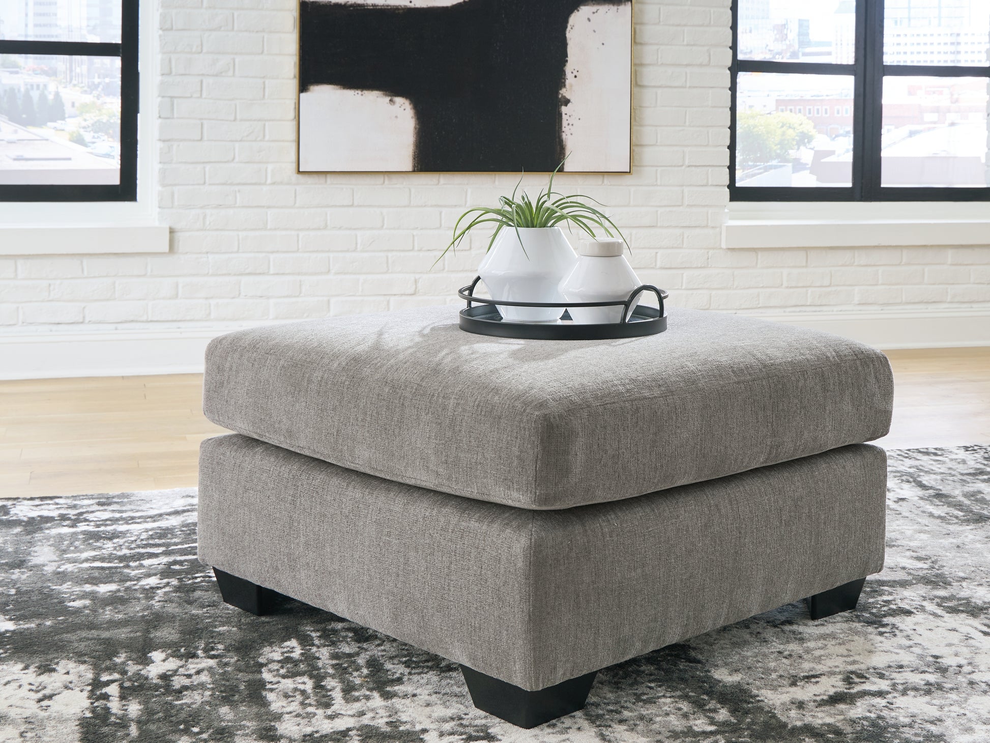 Ocala Furniture Outlet - Ashley Furniture - Lanelly Living Room - Oversized Accent Ottoman / Alloy - 1750408