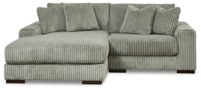 Ocala Furniture Outlet - Ashley Furniture - Lindyn Sectional - RAF 2-Piece Sectional with Chaise / Fog - 21105S3