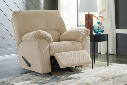 Ocala Furniture Outlet - Ashley Furniture - SimpleJoy Living Room - Rocker Recliner / Sand - 2420325