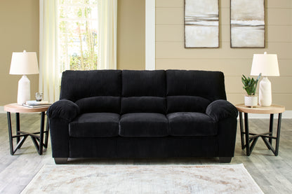Ocala Furniture Outlet - Ashley Furniture - SimpleJoy Living Room - Sofa / Onyx - 2420438
