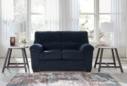 Ocala Furniture Outlet - Ashley Furniture - SimpleJoy Living Room - Loveseat / Navy - 2420535