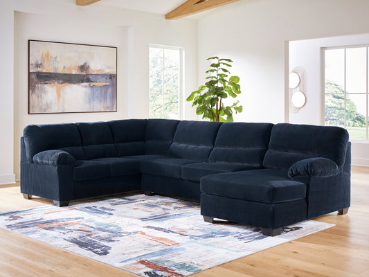 Ocala Furniture Outlet - Ashley Furniture - SimpleJoy Sectional - LAF 3-Piece Sectional with Chaise - 24205S2