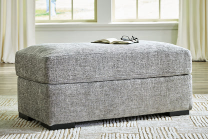 Ocala Furniture Outlet - Ashley Furniture - Dunmor Living Room - Ottoman / Graphite - 2490414