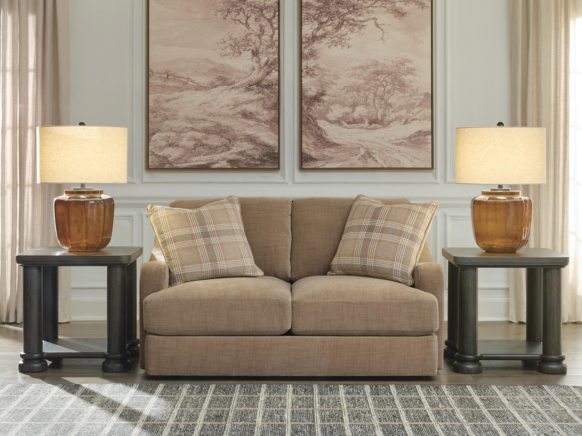 Ocala Furniture Outlet - Ashley Furniture - ChloeeAnne Living Room - Loveseat - 2550535