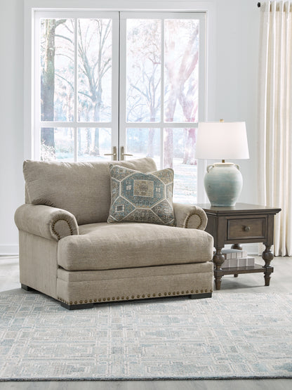 Ocala Furniture Outlet - Ashley Furniture - Galemore Living Room - Chair and a Half / Quarry - 2700423