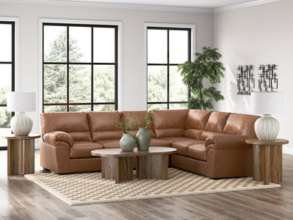 Ocala Furniture Outlet - Ashley Furniture - WillowBend Sectional - RAF 3-Piece Sectional / Caramel - PC27704S3