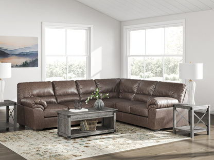 Ocala Furniture Outlet - Ashley Furniture - WillowBend Sectional - RAF 3-Piece Sectional / Umber - PC27705S3