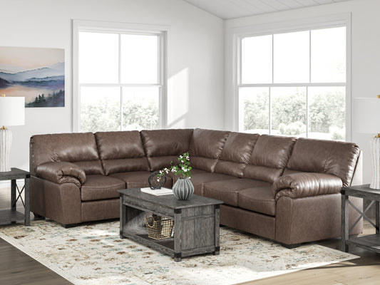 Ocala Furniture Outlet - Ashley Furniture - WillowBend Sectional - RAF 2-Piece Sectional / Caramel - PC27704S1