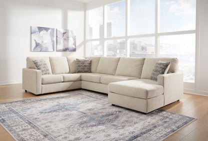 Ocala Furniture Outlet - Ashley Furniture - Edenfield Sectional - LAF 3-Piece Sectional with Chaise / Linen - 29004S2