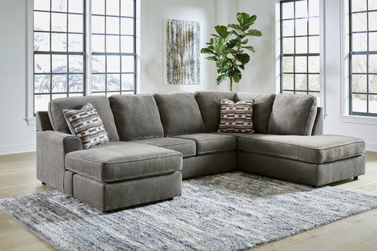 Ocala Furniture Outlet - Ashley Furniture - O'Phannon Sectional - RAF 2-Piece Sectional with Chaise / Putty - 29402S2