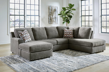 Ocala Furniture Outlet - Ashley Furniture - O'Phannon Sectional - RAF 2-Piece Sectional with Chaise / Putty - 29402S2