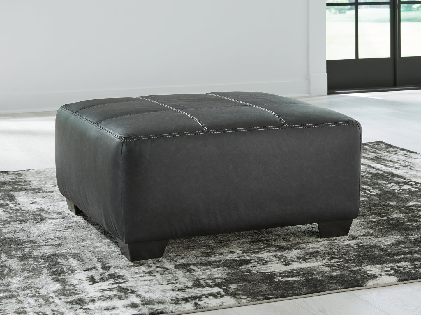 Ocala Furniture Outlet - Ashley Furniture - Brixley Pier Living Room - Oversized Accent Ottoman / Graphite - 2990608