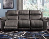 PWR REC Sofa with ADJ Headrest