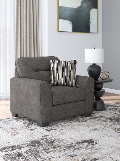 Ocala Furniture Outlet - Ashley Furniture - Olten Living Room - Chair and a Half / Graphite - 3130523