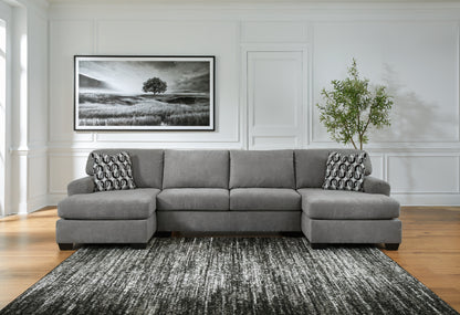 Ocala Furniture Outlet - Ashley Furniture - Birkdale Court Sectional - RAF 3-Piece Sectional / Gray - 32402S3