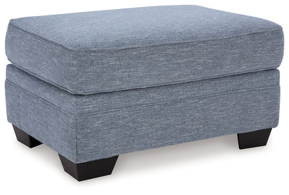 Ocala Furniture Outlet - Ashley Furniture - Carissa Manor Living Room - Queen Sofa Sleeper / Denim - 3260439