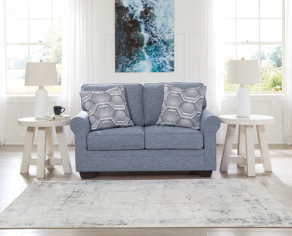 Ocala Furniture Outlet - Ashley Furniture - Carissa Manor Living Room - Loveseat / Denim - 3260435