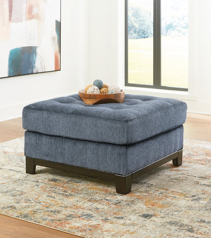 Ocala Furniture Outlet - Ashley Furniture - Maxon Place Living Room - Oversized Accent Ottoman / Navy - 3300308