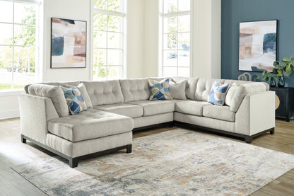 Ocala Furniture Outlet - Ashley Furniture - Maxon Place Sectional - RAF 3-Piece Sectional with Chaise / Stone - 33004S1