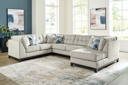 Ocala Furniture Outlet - Ashley Furniture - Maxon Place Sectional - 3-Piece Sectional with Chaise / Stone - 33004S2