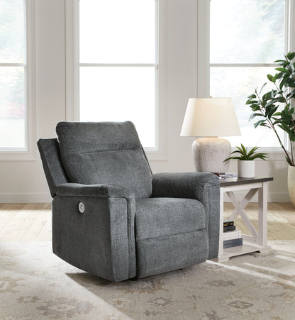 Ocala Furniture Outlet - Ashley Furniture - Barnsana Living Room - DBL REC PWR Loveseat w/Console / Gravel - 3320296