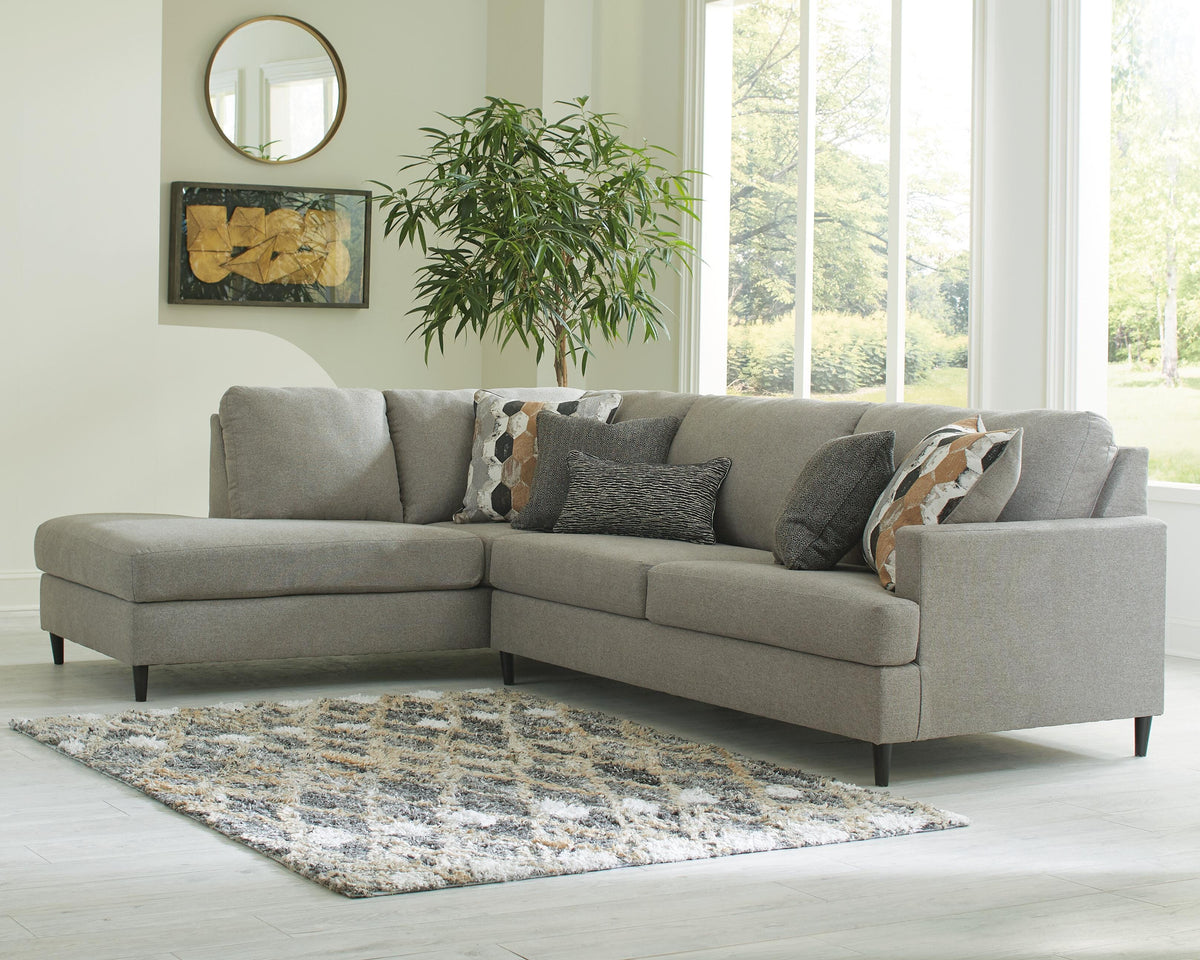 Ocala Furniture Outlet - Ashley Furniture - Santasia Sectional - RAF 2-Piece Sectional with Chaise - 33301S2