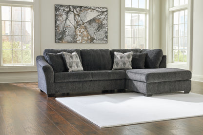 Ocala Furniture Outlet - Ashley Furniture - Biddeford Sectional - LAF 2-Piece Sectional with Chaise / Shadow - 35504S2