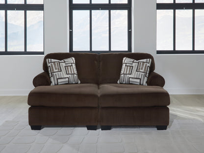 Ocala Furniture Outlet - Ashley Furniture - Kimlee Sectional - RAF 2-Piece Super Chaise / Chocolate - PC35603S4