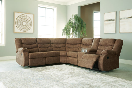 Ocala Furniture Outlet - Ashley Furniture - Partymate Sectional - 2-Piece Reclining Sectional / Brindle - 36902S1
