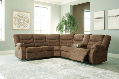Ocala Furniture Outlet - Ashley Furniture - Partymate Sectional - 2-Piece Reclining Sectional / Brindle - 36902S1