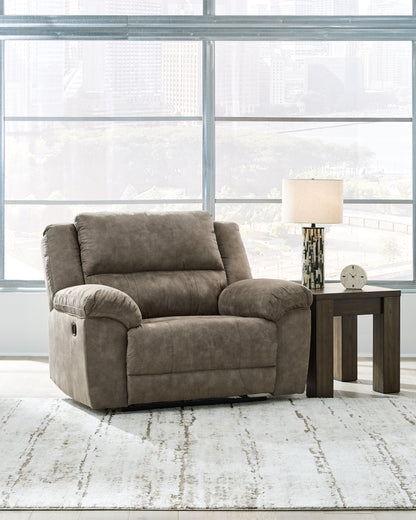 Ocala Furniture Outlet - Ashley Furniture - Laresview Living Room - Zero Wall Wide Seat Recliner / Fossil - 3720352