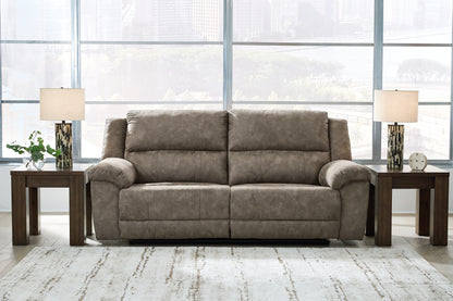 Ocala Furniture Outlet - Ashley Furniture - Laresview Living Room - 2 Seat Reclining Sofa / Fossil - 3720381