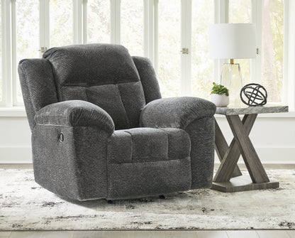 Ocala Furniture Outlet - Ashley Furniture - Frohn Living Room - Rocker Recliner / Graphite - 3740625