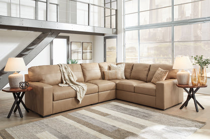Ocala Furniture Outlet - Ashley Furniture - Bandon Sectional - RAF 3-Piece Sectional / Toffee - 38006S4