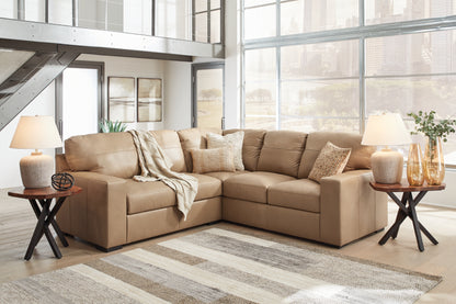 Ocala Furniture Outlet - Ashley Furniture - Bandon Sectional - RAF 2-Piece Sectional / Toffee - 38006S2