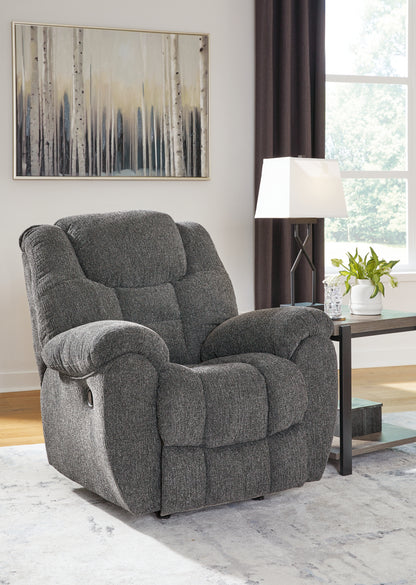 Ocala Furniture Outlet - Ashley Furniture - Foreside Living Room - Rocker Recliner / Charcoal - 3810425