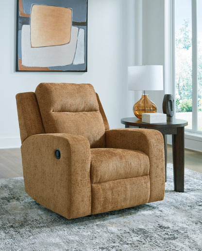 Ocala Furniture Outlet - Ashley Furniture - Kanlow Living Room - Rocker Recliner / Honey - 3860525