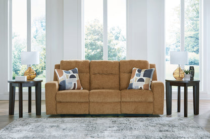 Ocala Furniture Outlet - Ashley Furniture - Kanlow Living Room - Reclining Sofa / Honey - 3860588
