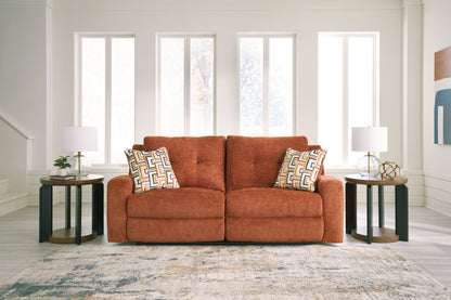 Ocala Furniture Outlet - Ashley Furniture - Danum Living Room - 2 Seat Reclining Sofa / Spice - 3880781
