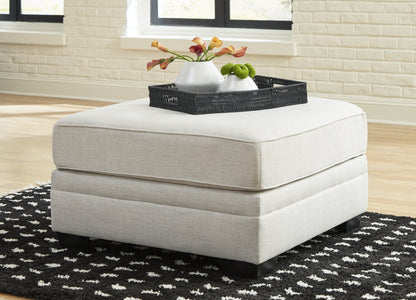Ocala Furniture Outlet - Ashley Furniture - Huntsworth Living Room - Oversized Accent Ottoman / Dove Gray - 3970208