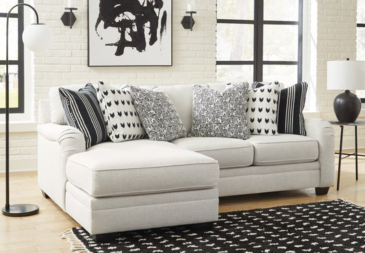 Ocala Furniture Outlet - Ashley Furniture - Huntsworth Sectional - RAF 2-Piece Sectional with Chaise / Dove Gray - 39702S1