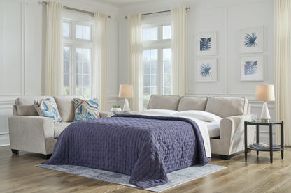 Ocala Furniture Outlet - Ashley Furniture - Cashton Living Room - Queen Sofa Sleeper / Ice - 4060639
