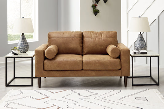 Ocala Furniture Outlet - Ashley Furniture - Telora Living Room - Ottoman / Caramel - 4100214