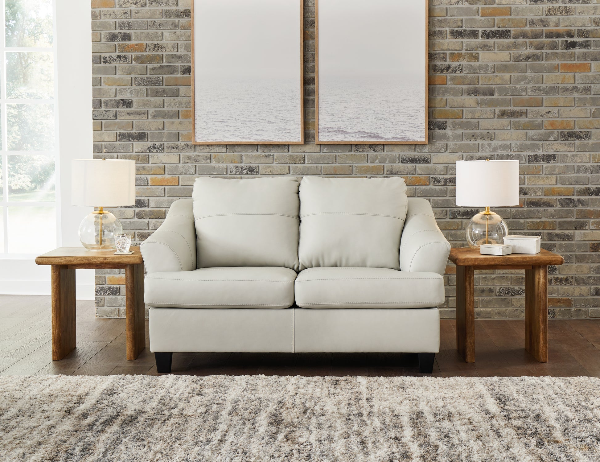 Ocala Furniture Outlet - Ashley Furniture - Genoa Living Room - Loveseat / Coconut - 4770435