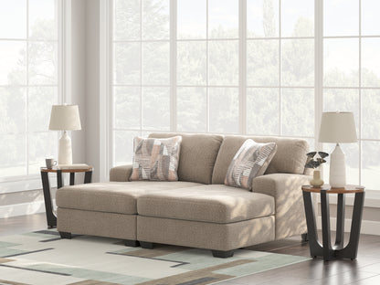Ocala Furniture Outlet - Ashley Furniture - Newellen Sectional - RAF 2-Piece Super Chaise / Hemp - 48404S4
