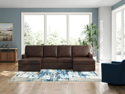Ocala Furniture Outlet - Ashley Furniture - McDowlan Sectional - RAF 3-Piece Sectional with Double Chaise / Coffee - PC48504S3