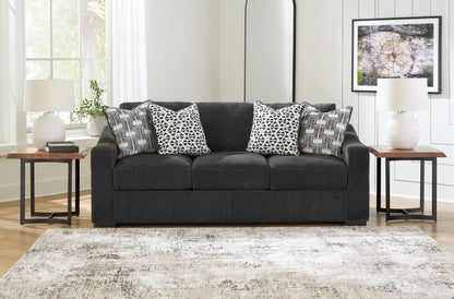 Ocala Furniture Outlet - Ashley Furniture - Wryenlynn Living Room - Sofa / Onyx - 4940538