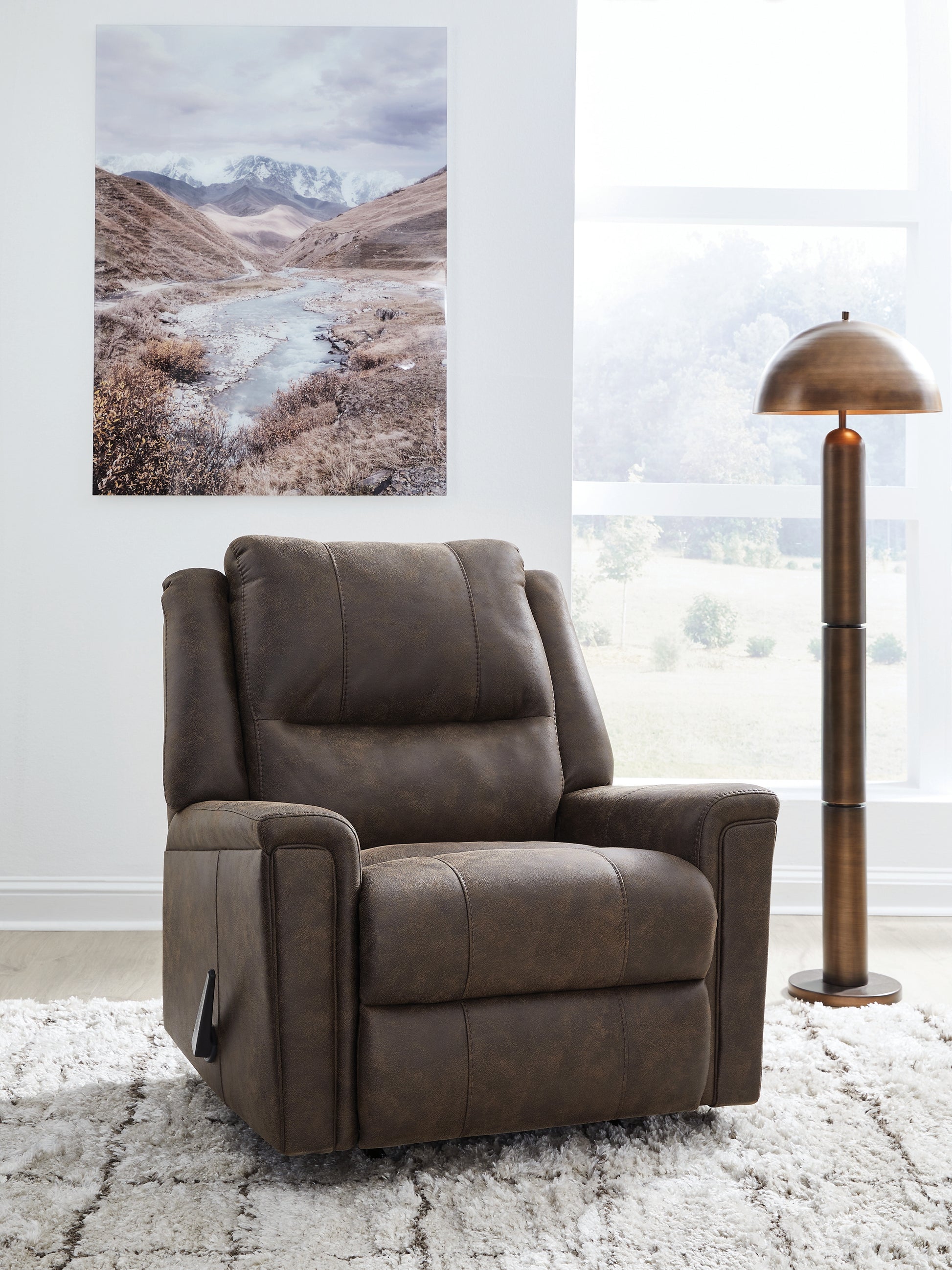 Ocala Furniture Outlet - Ashley Furniture - Lixtowel Living Room - Rocker Recliner / Fog - PC5300525