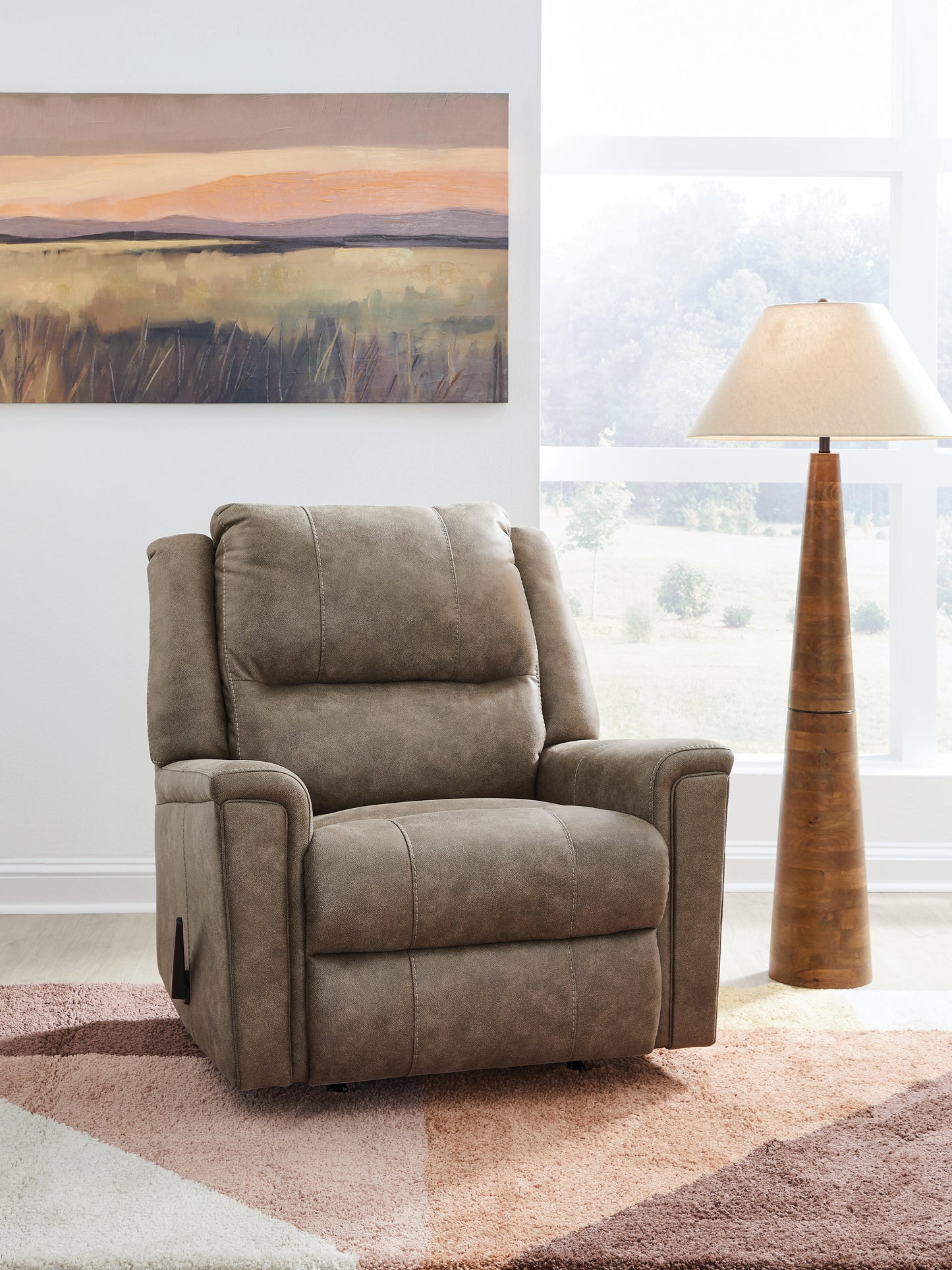 Ocala Furniture Outlet - Ashley Furniture - Lixtowel Living Room - Rocker Recliner / Fog - PC5300525