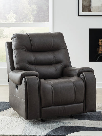 Ocala Furniture Outlet - Ashley Furniture - Femley Living Room - Rocker Recliner / Smoke - PC5330625